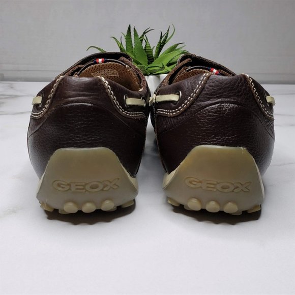 NWOB ITALIAN GEOX RESPIRA Leather Sneaker, Size 5 - Picture 4 of 7